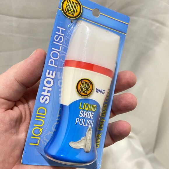 Shoe Gear Liquid Shoe Polish White Gloss Finish 1.68 Oz 2018 - Picture 5 of 6